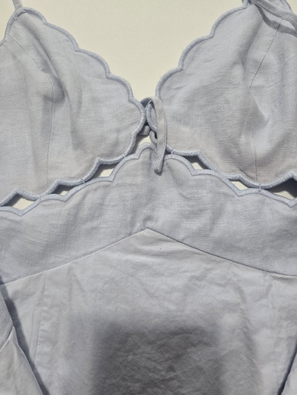 LoveShackFancy Sydow Dress Casual V-neck Sleeveless Size 2 - Picture 13 of 16